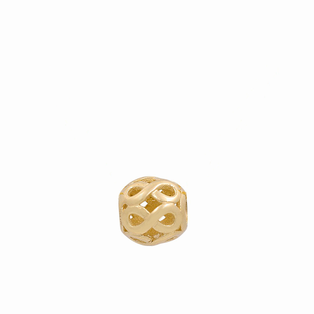 14K Yellow Gold Infinity Bracelet Charm / Weight: 1.5 GR / P24CH-196