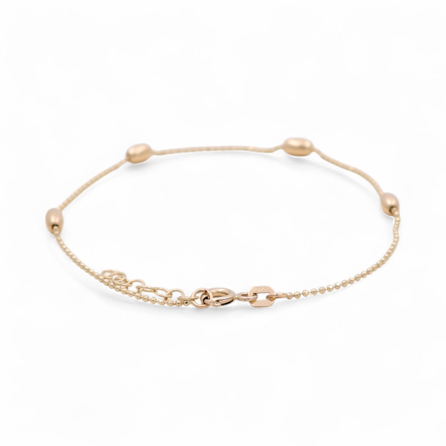 14K Yellow Gold Fancy Link Bracelet / Size: 7” / Weight: 1.4 GR / DQWB4FS