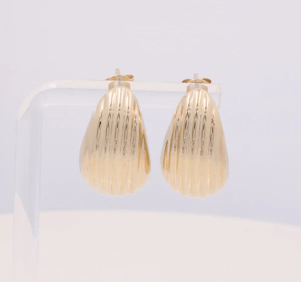 14KT Yellow Gold Fashion Earrings COES4FS-11