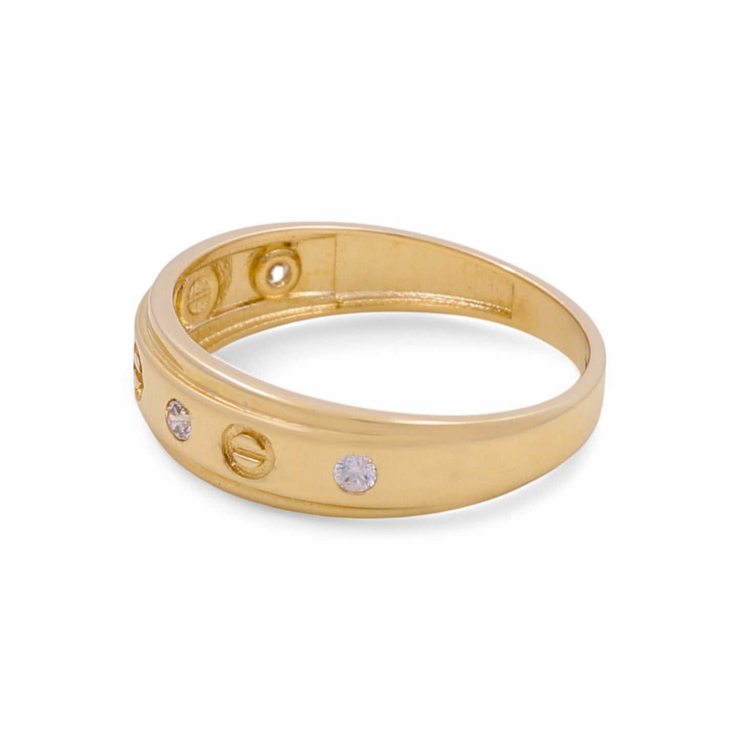 14K Yellow Gold Men’s CT Wedding Band / Size: 10 / Weight: 2.5 GR / CPMWB4BSCT
