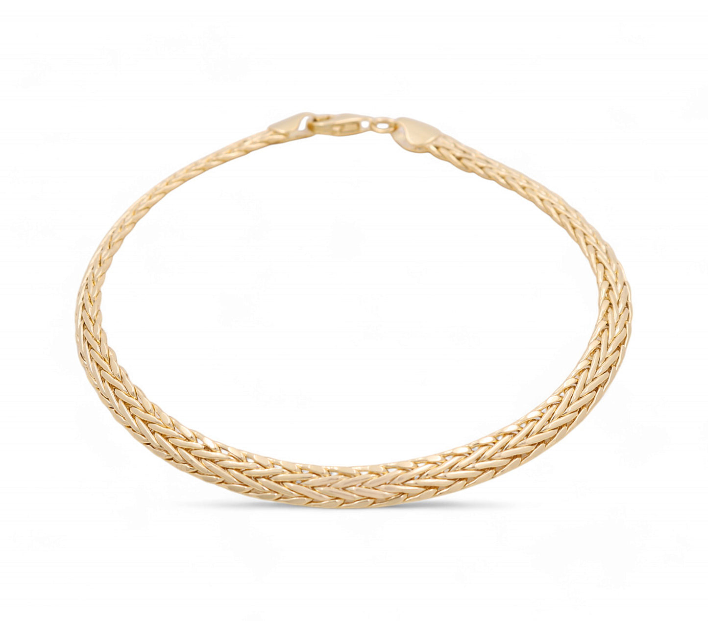 10K Yellow Gold Women's Fancy Link Bracelet / Size: 7.5" / Weight: 3 GR / P10S-48