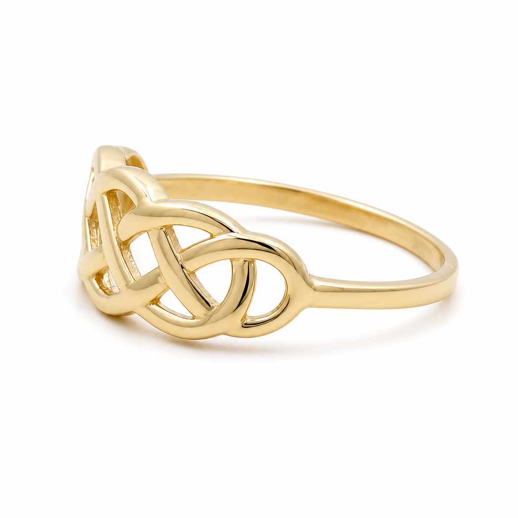 10K Yellow Gold Fashion Women's Ring / Size:7 / Weight: 1.5 GR / DQWR0FS-87