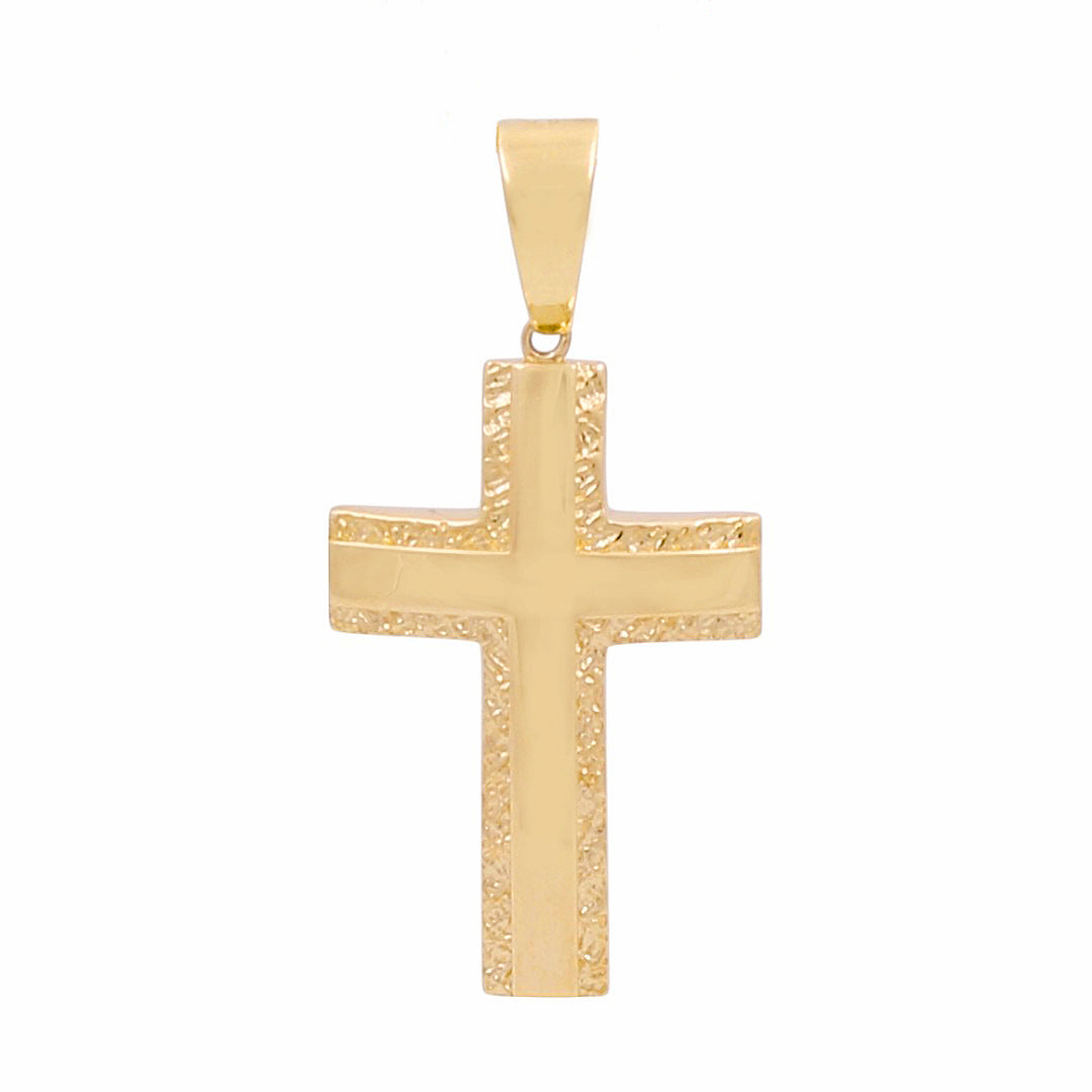 14K Yellow Gold Cross Pendant / Weight: 3.7 GR / 774-00198