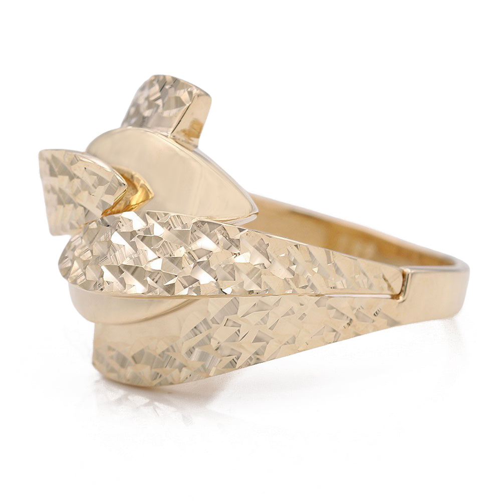Fashion Hammered Gold Ring