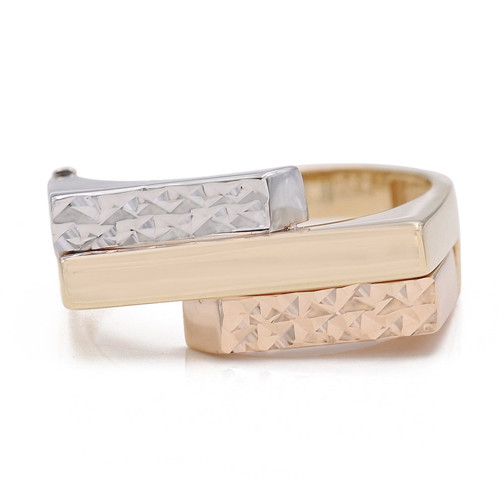 14K Tri-Color Fashion Ring