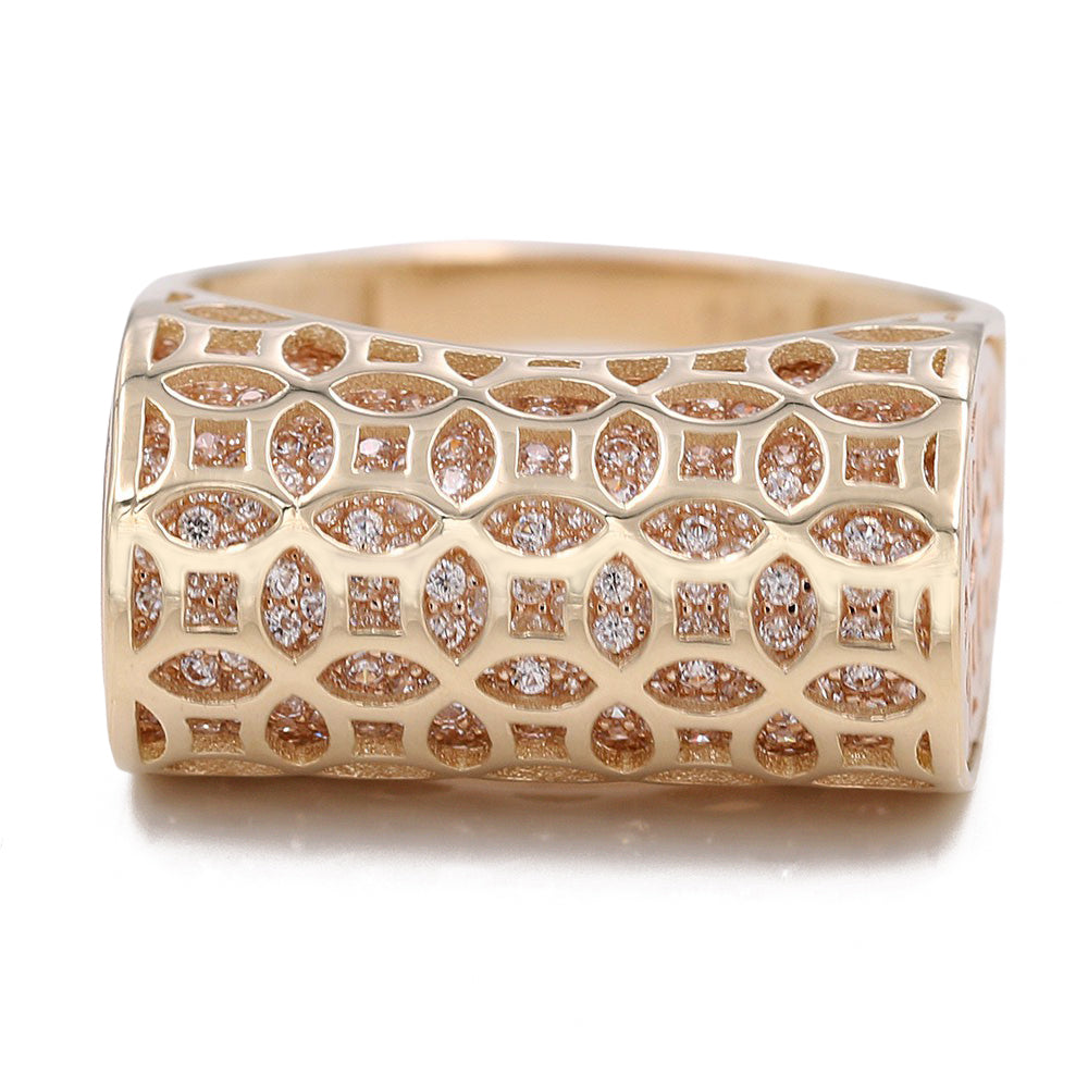 Fashion Ring with Cubic Zirconias