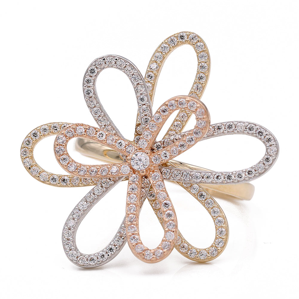 Tri-Color Gold Fashion Ring