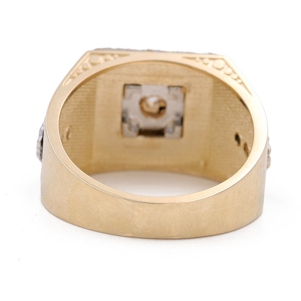 Fashion Ring with Color Stones and Cubic Zirconias