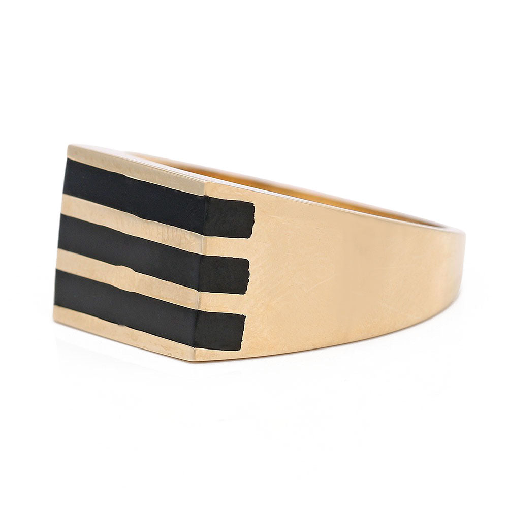 Black Stones Fashion Ring