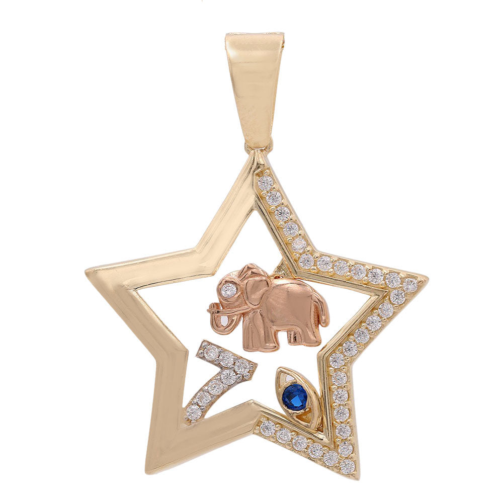 Star with Symbols Pendant