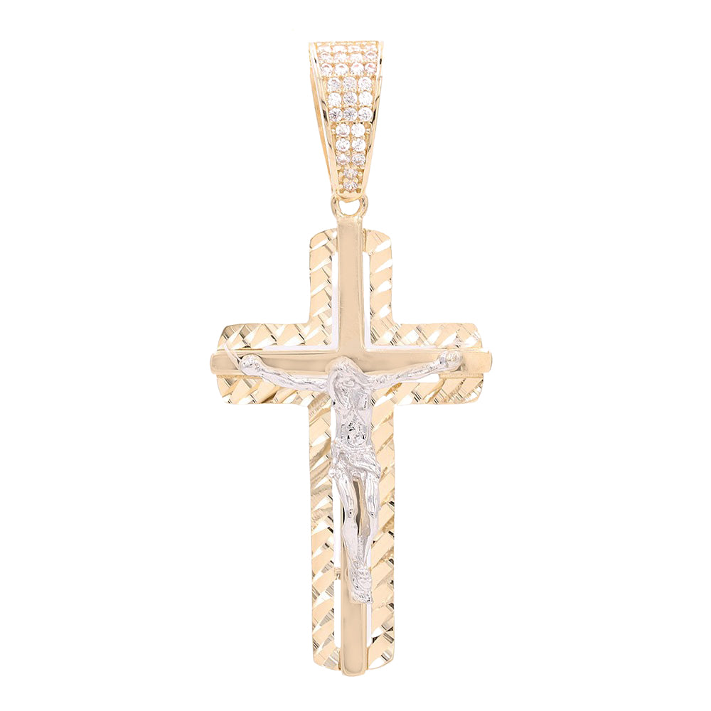 14K Yellow and White Gold