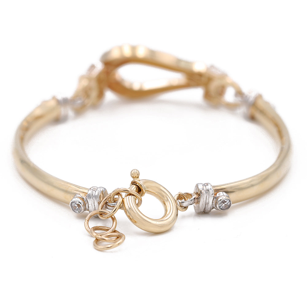 Fashion Loop Bracelet with Cubic Zirconias