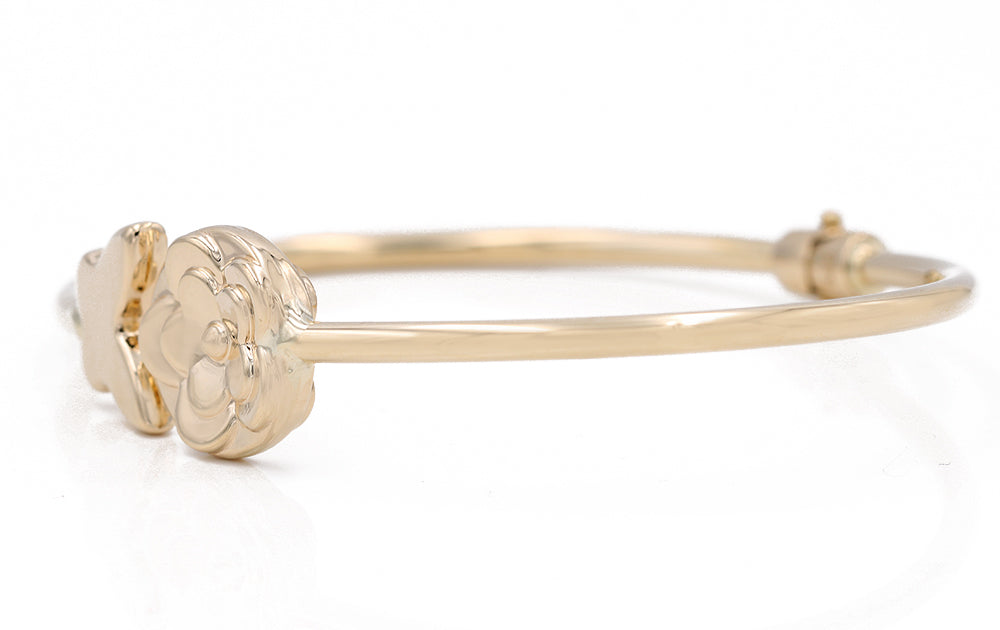 Fashion Butterfly and Flower Bangle