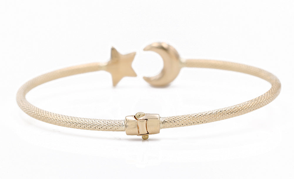Fashion Moon and Star Bangle