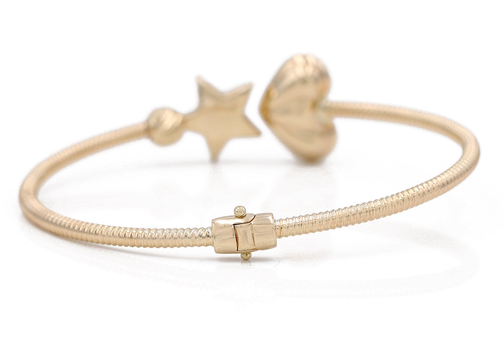 Fashion Heart and Star Bangle