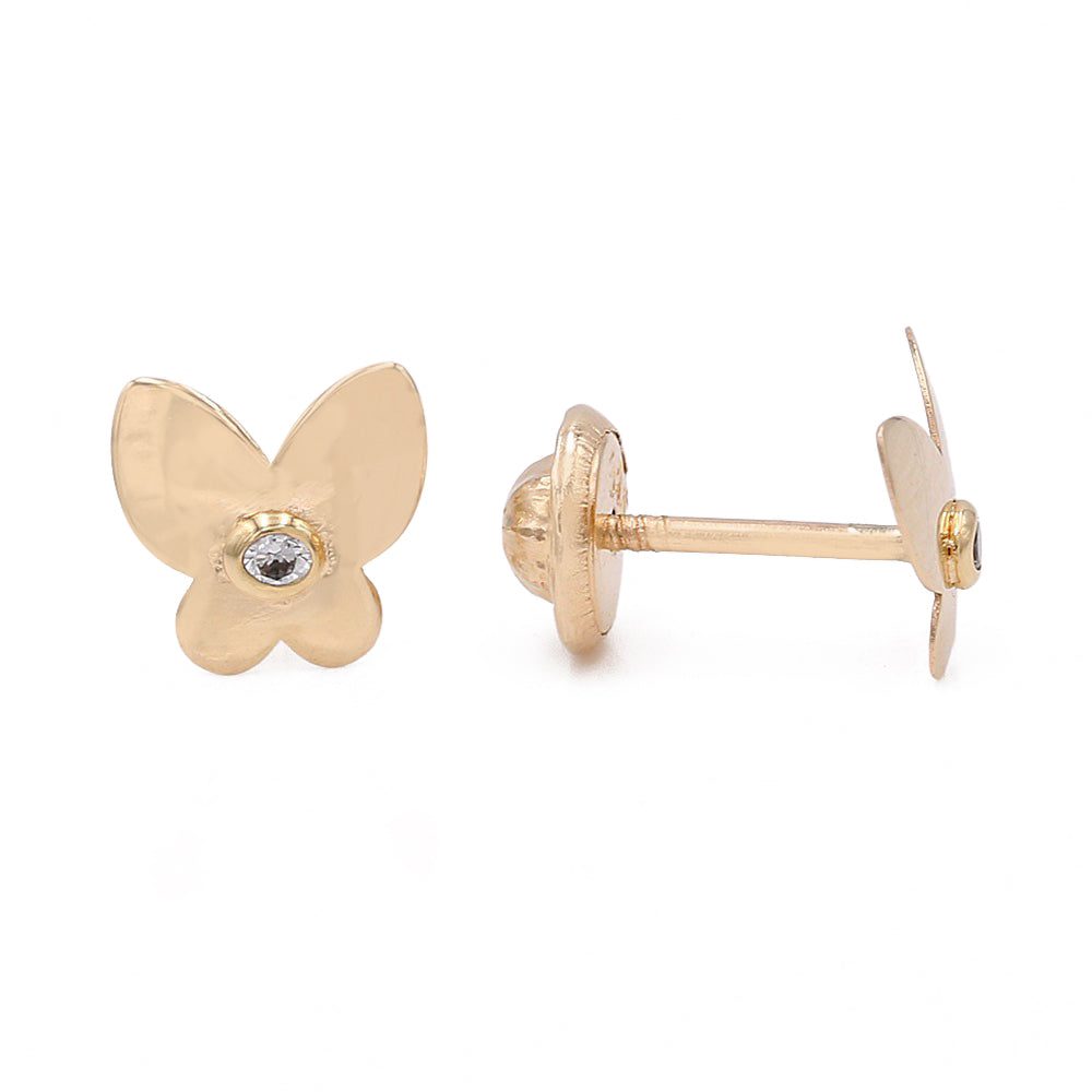 Butterfly Earrings with Cubic Zirconias