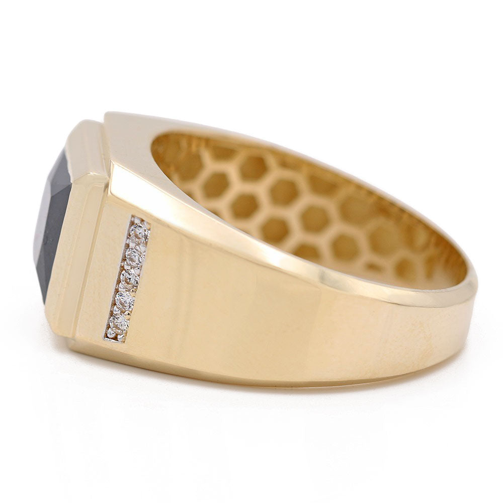 Fashion Ring with Black Center Stone