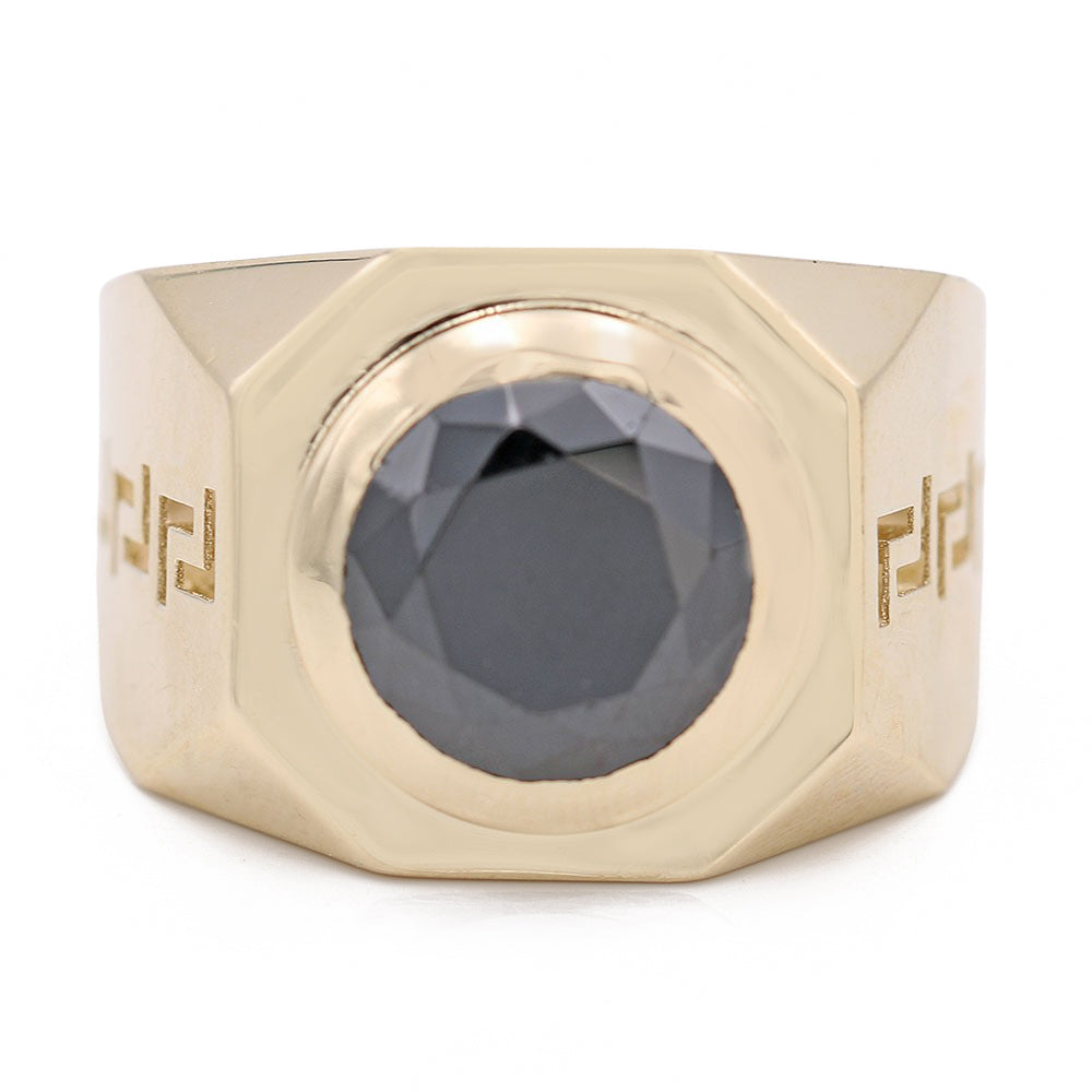 Fashion Ring with Black Center Stone