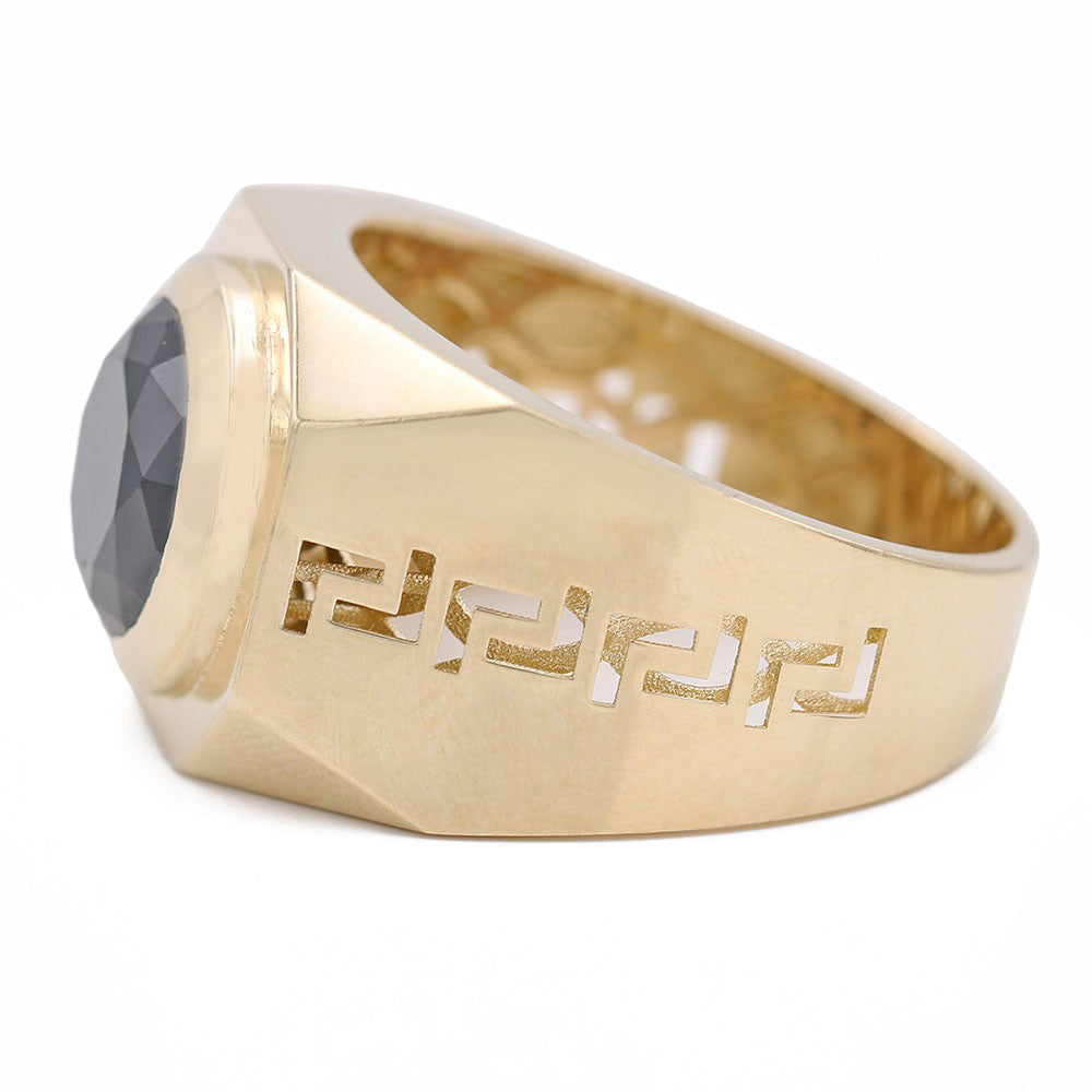 Fashion Ring with Black Center Stone