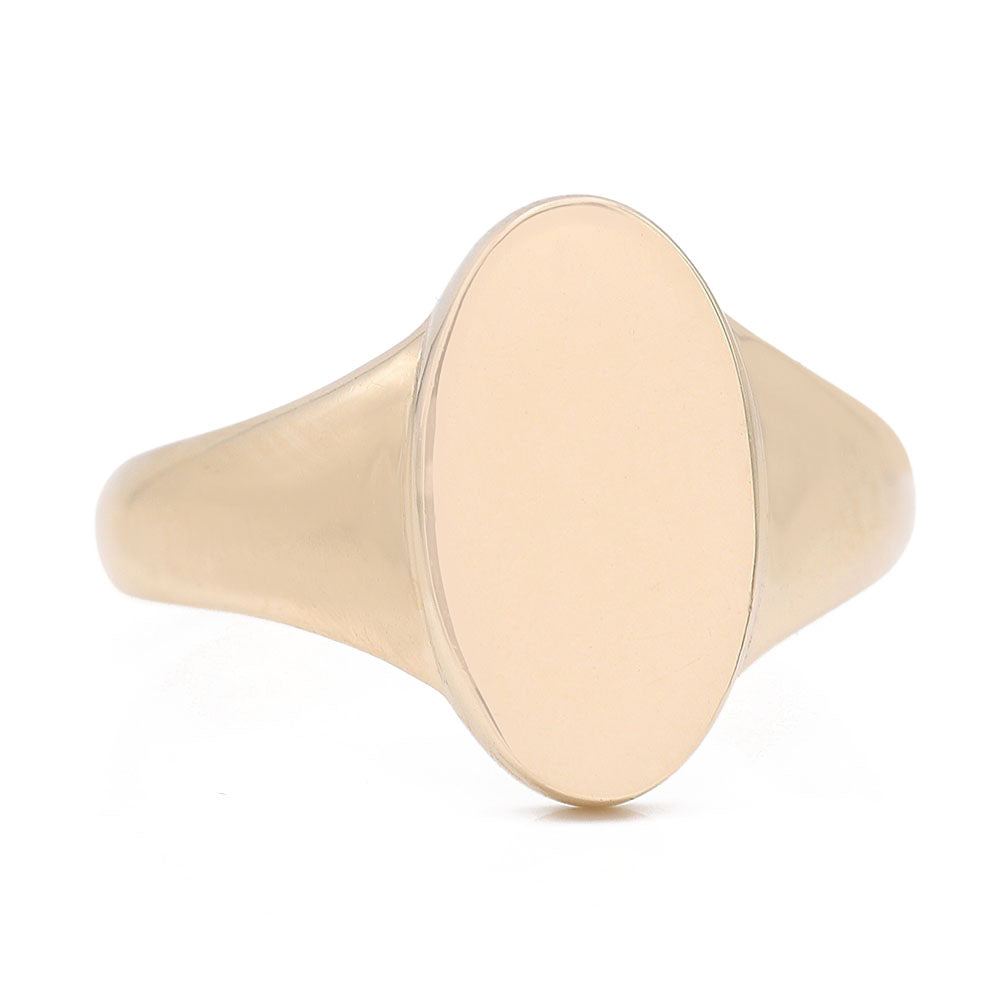 Fashion Flat Oval Ring