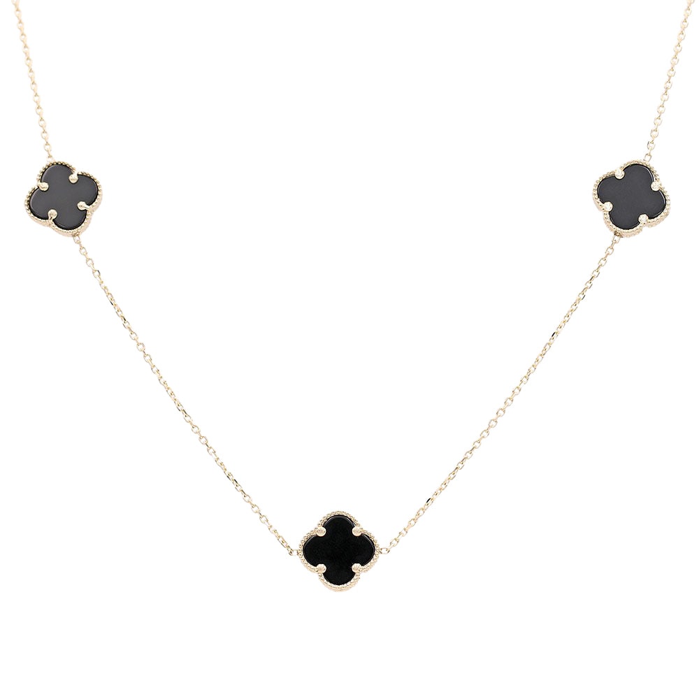 Black Color Stone Necklace