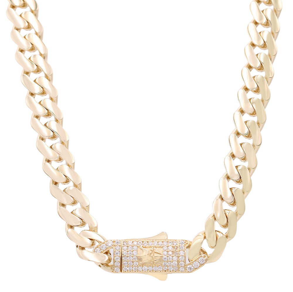 Monaco Link Necklace with Cubic Zirconias