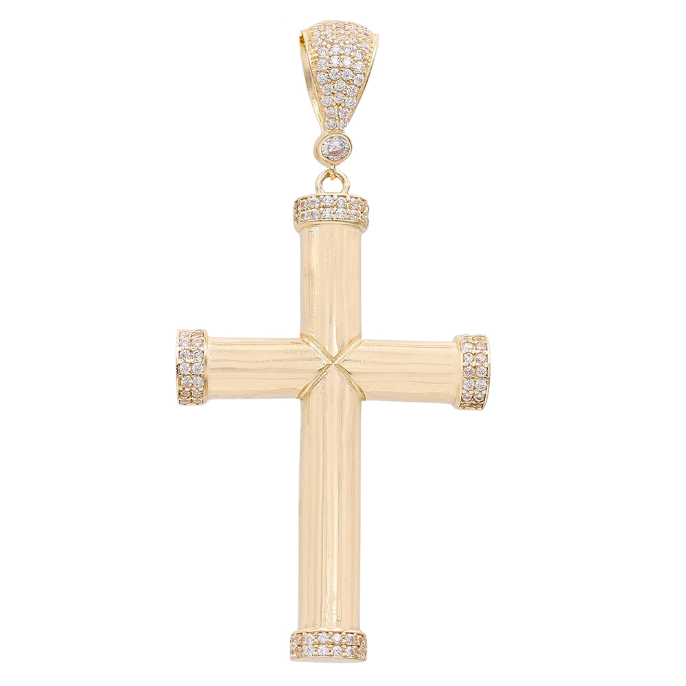 Cross Pendant with Cubic Zirconias