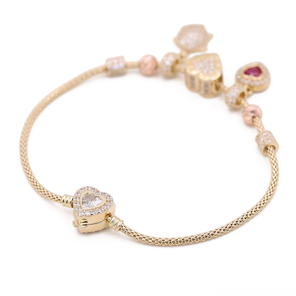 Heart and Turtle Beads Bracelet