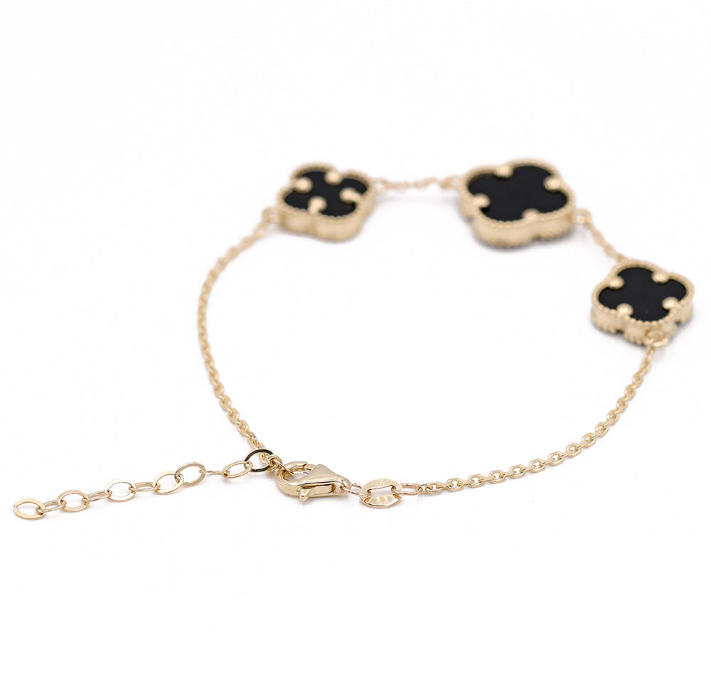 Fashion Black Color Stone Bracelet