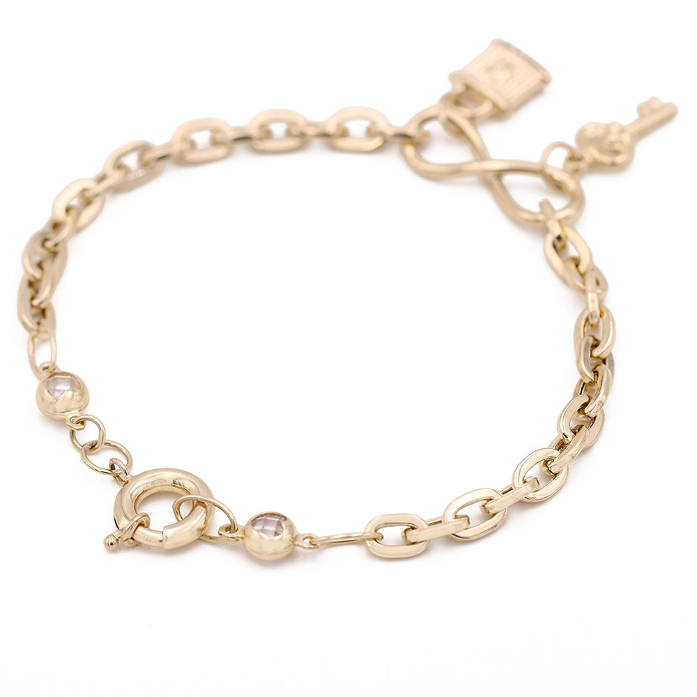Fashion Lock and Key Bracelet