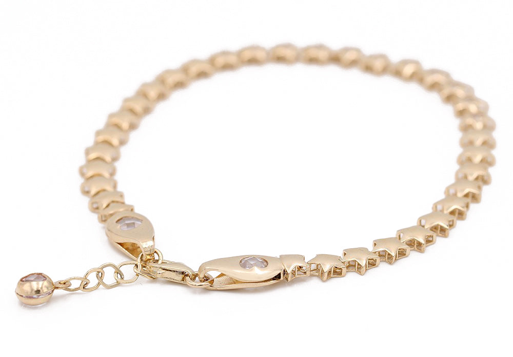Stars Bracelet with Cubic Zirconias