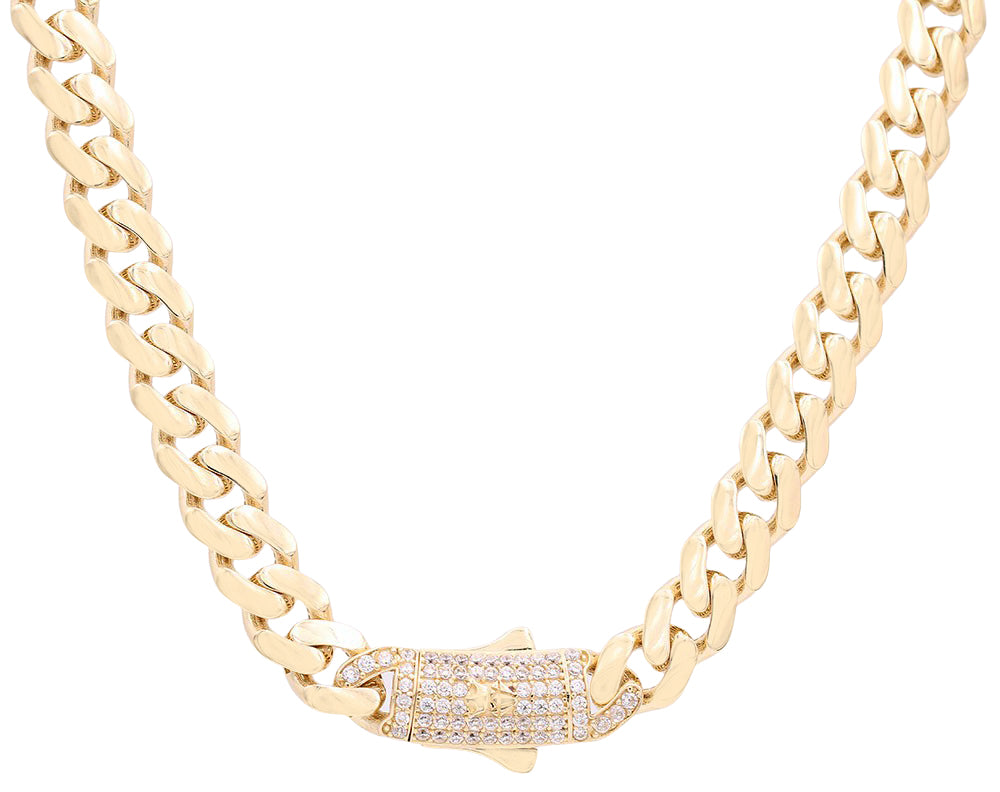 Semi-Solid Monaco Link Necklace