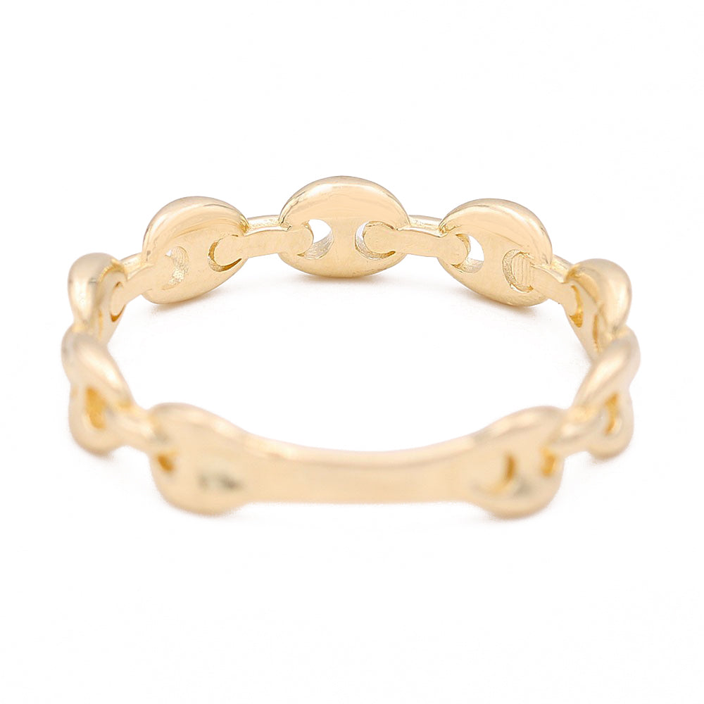 Gold Fashion Links Ring