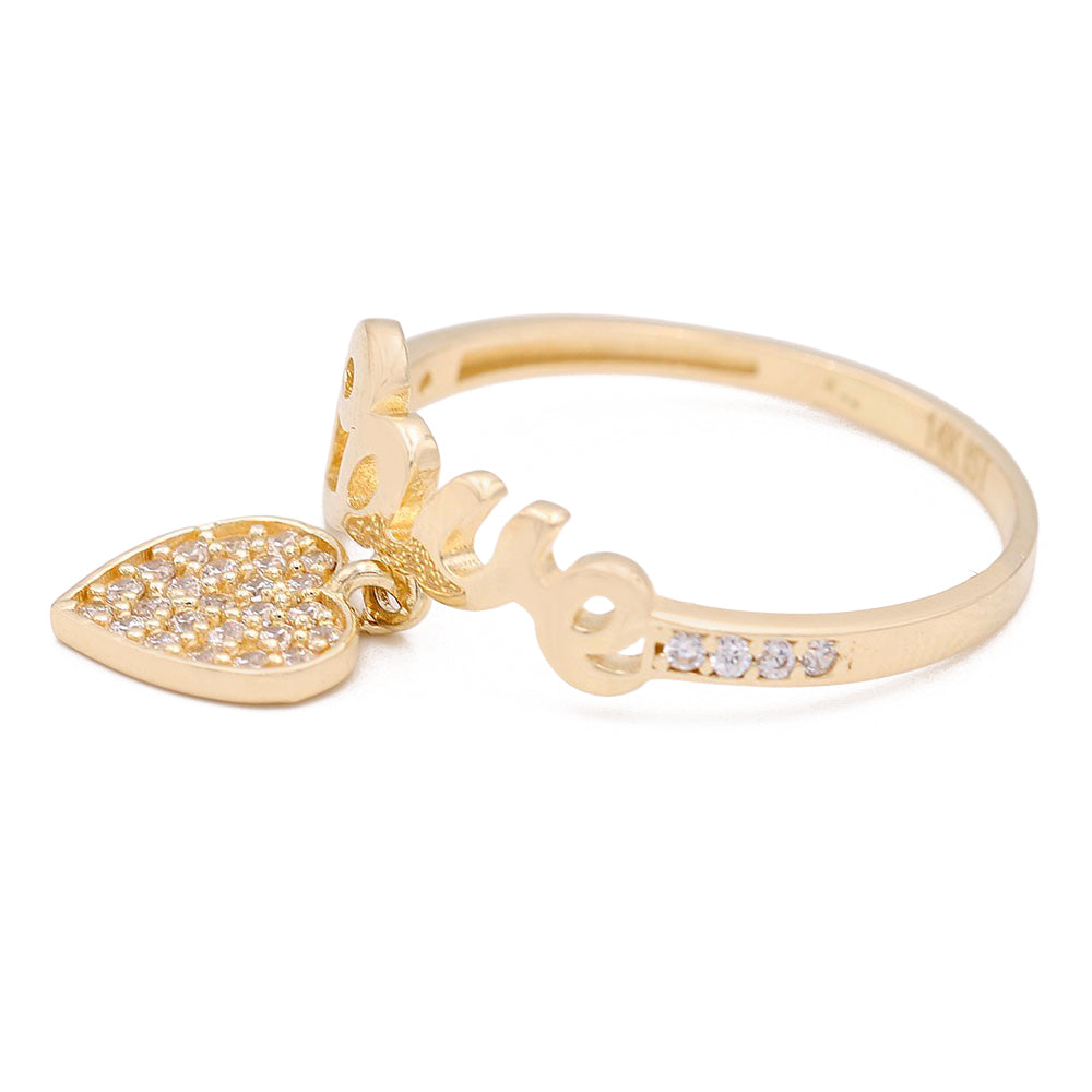 Fashion Love Letters and Hanging Heart Ring