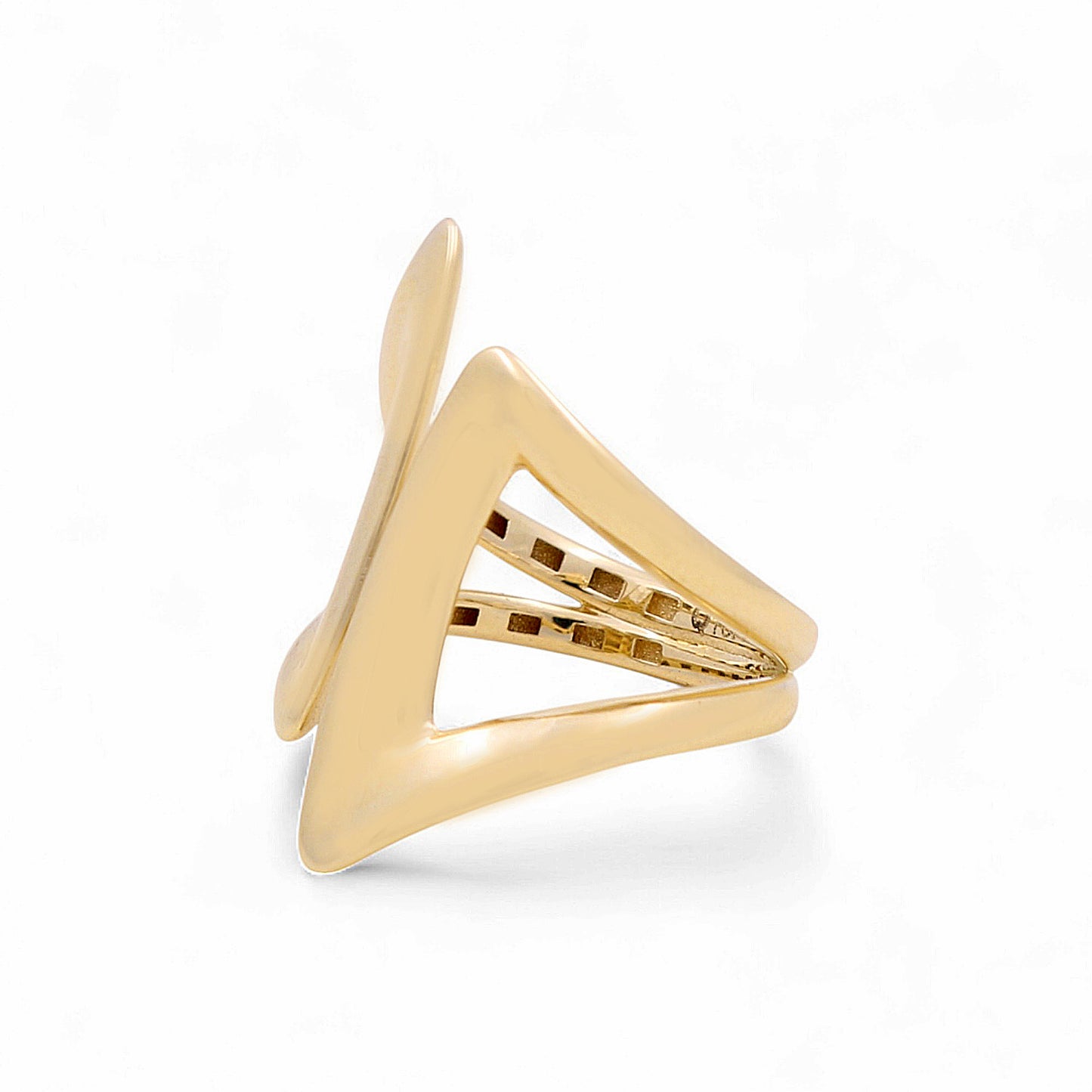 10K Yellow Gold Fashion Women's Ring / Size: 7 /DQWR0FS-19