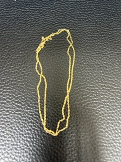Yellow gold 14k Cable link  Size 1MM 16" Weight 1.9gr/ COCH4CB1-16