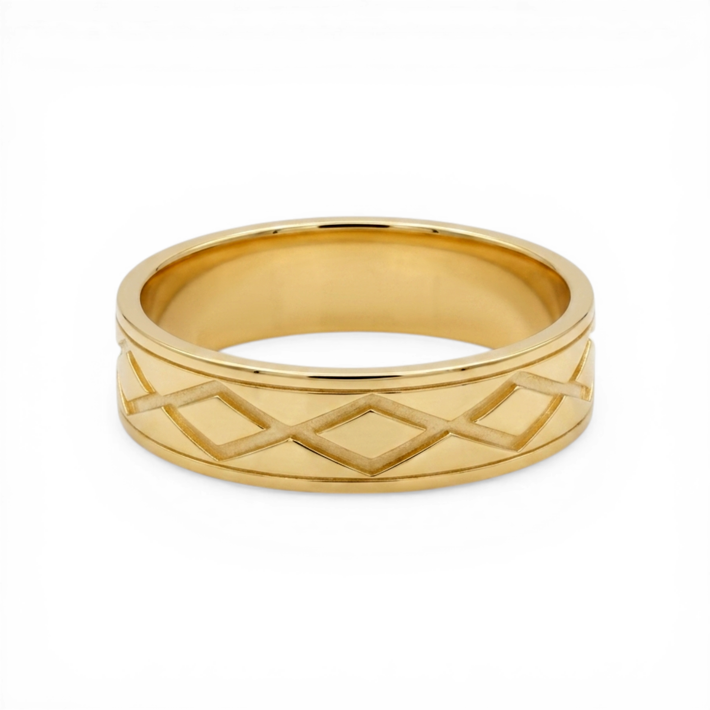 10K Yellow Gold Men’s Wedding Band / Size: 11 / Weight: 5.4 GR / CLBMWB0BS