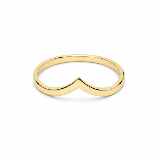 10K Yellow Gold Fashion Women's Ring / Size:6 / Weight: 1.1 GR / DQWR0FS-124