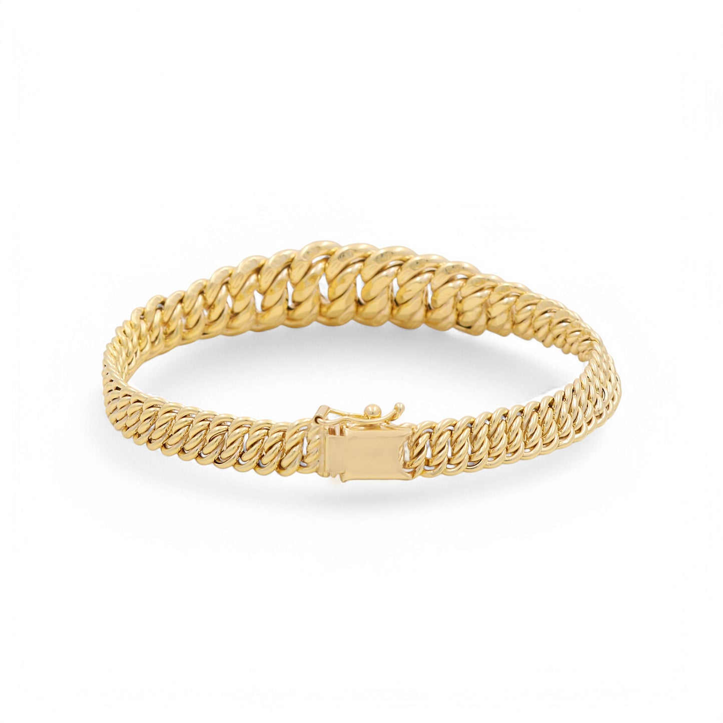 10K Yellow Gold Princess Women's Bracelet / Size: 7.5" / Weight: 12.9 GR / DCSWB0PR