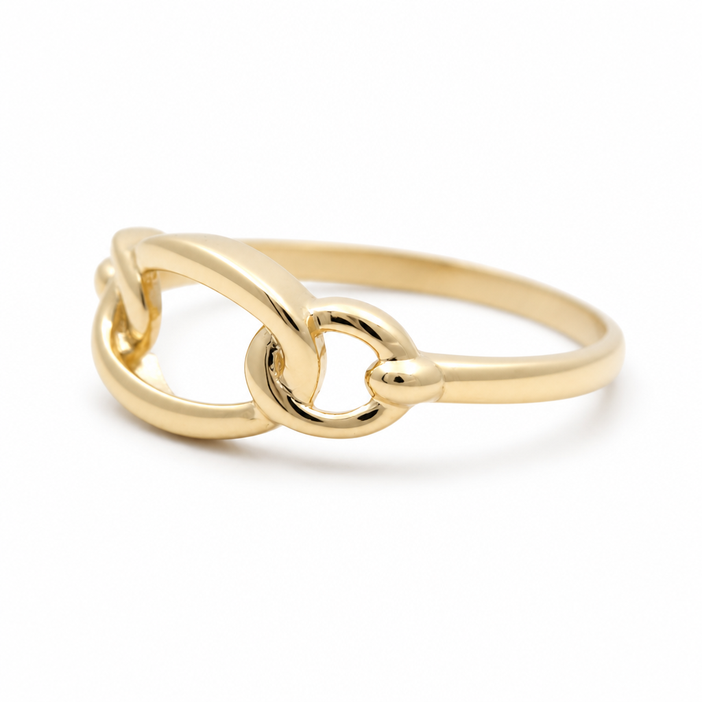 10K Yellow Gold Fashion Women's Ring  / Size: 7 / Weight: 1.2 GR / DQWR0FS-93