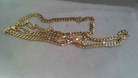 14K Yellow Gold Curb Chain / Size: 5mm 24" / Weight: 17.2GR / 0482CL-24