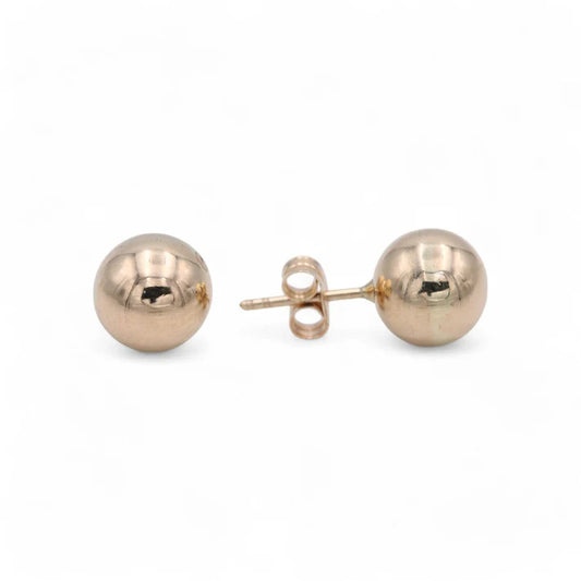14K Yellow Gold Ball Earring Stud / Size: 47mm / Weight: 3.5 GR / CCES4DM