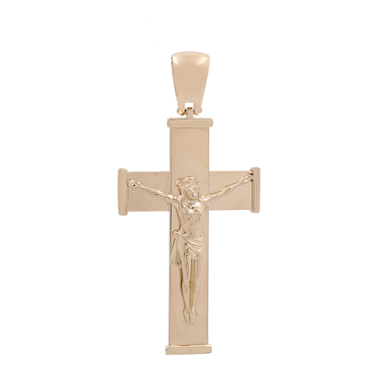 14K Yellow Gold Jesus on the Cross Pendant / DSPD4CRS