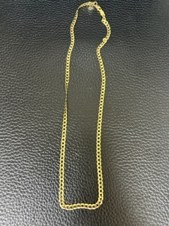Yellow gold 14k Curb Chain Size 3.5 MM 16" Weight 4.6 gr