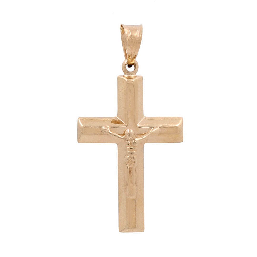 14K Yellow Gold Jesus on the Cross Pendant / Weight: 2.7 GR / COPD4CRS-21