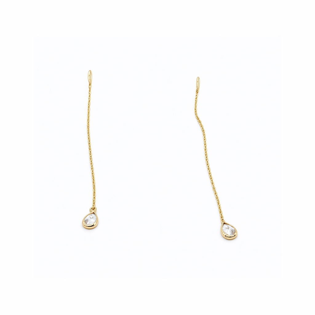 14K Yellow Gold Fashion Stud Earrings / 6-506801CHS