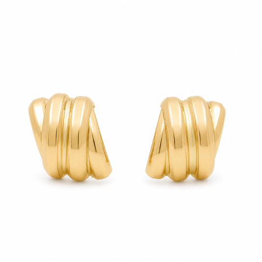10K Yellow Gold Fashion Earrings / Weight: 2 GR / ORC188