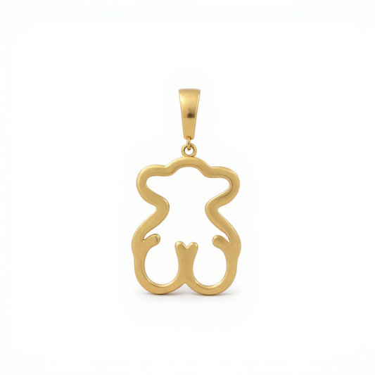 10K Yellow Gold Bear Pendant  / Weight: 1.6 GR / CQPD0BR