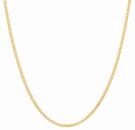 14K Yellow Gold Franco Redondo Link Chain / Size: 3mm 22” / Weight: 10.4 GR / 604.370-22