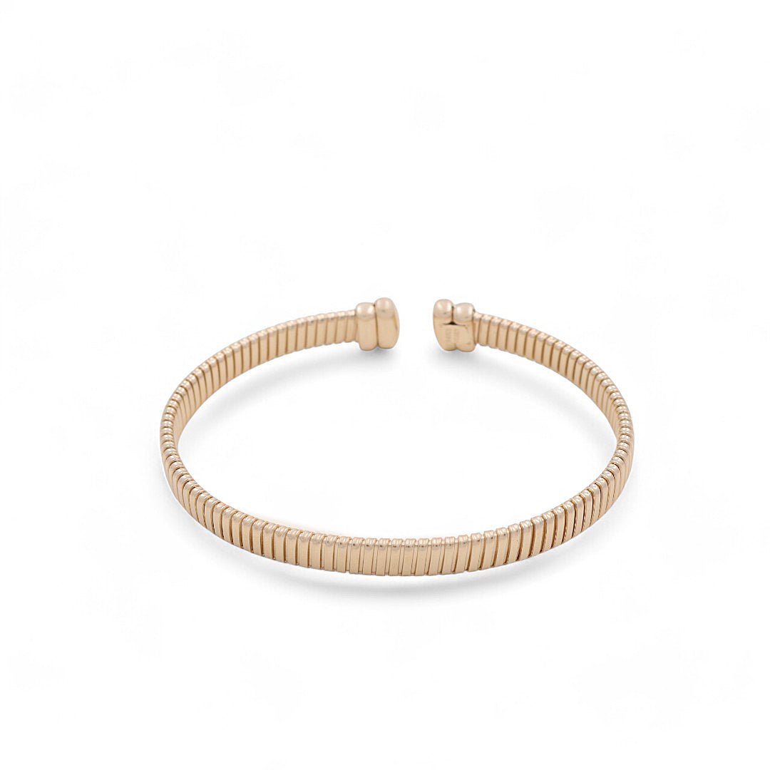14K Yellow Gold Fancy Bangle Bracelet / Weight: 14 GR  / CCBB4OM